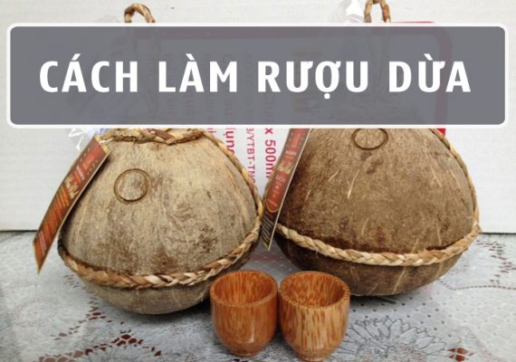 Cách làm rượu dừa thơm ngon đúng chuẩn