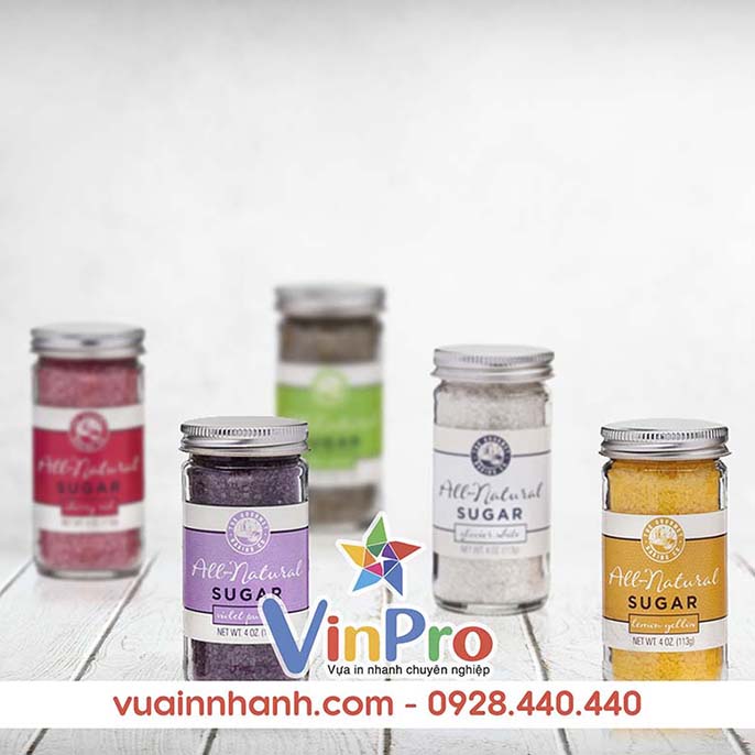 In Nhãn Mác Chai Lọ Đẹp, Giá Rẻ Tại Tp.HCM