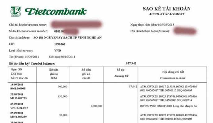 Sao kê là gì? Thủ tục yêu cầu cung cấp sao kê tại ngân hàng?