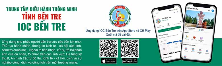 Tải ứng dụng IOC Bến Tre - Tiện ích cho người dân địa phương