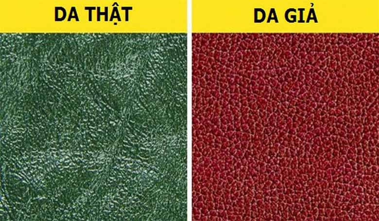 Bí quyết kiểm tra da thật và da giả chỉ trong vài phút 