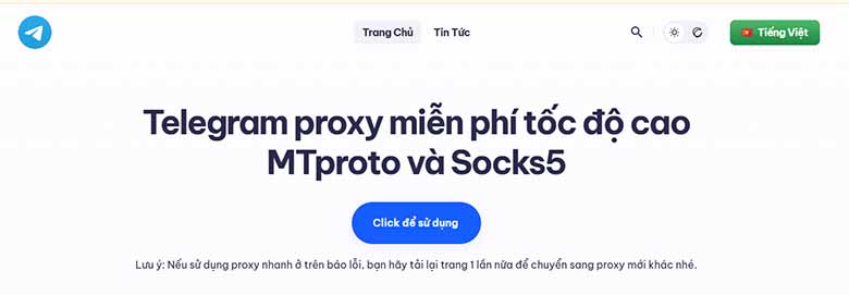 Teleproxy.org chia sẻ list Telegram proxy miễn phí 