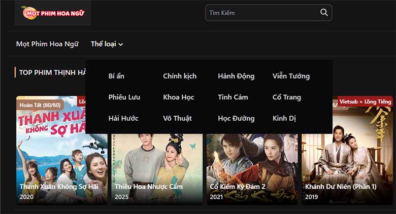Mọt phim Hoa Ngữ – Thế giới phim cổ trang, hiện đại đặc sắc
